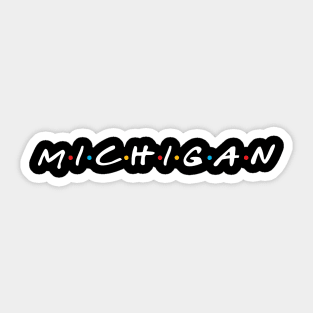 Michigan Friends Sticker